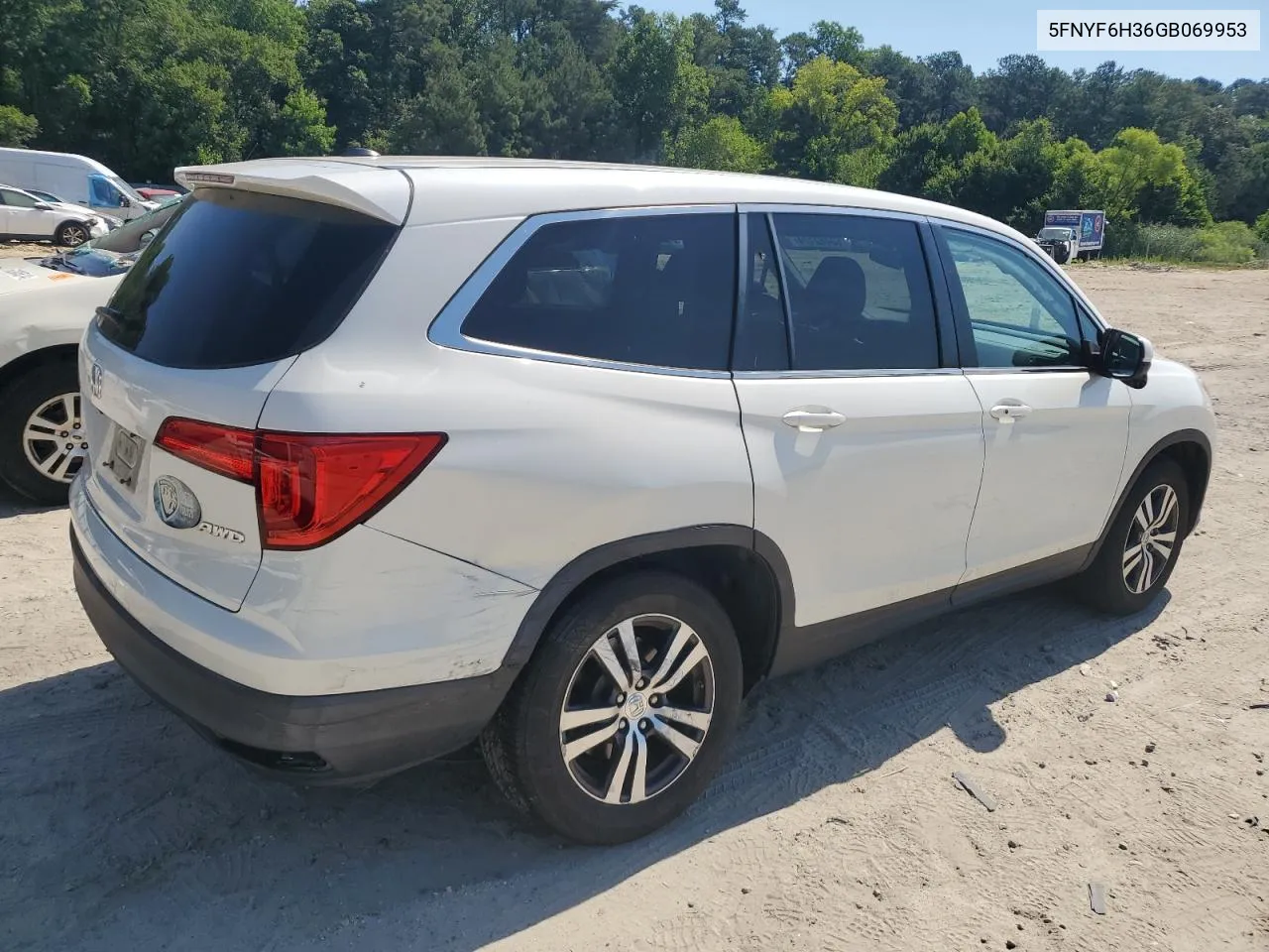 2016 Honda Pilot Ex VIN: 5FNYF6H36GB069953 Lot: 60482174