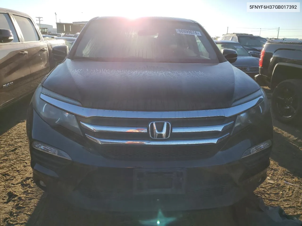 2016 Honda Pilot Ex VIN: 5FNYF6H37GB017392 Lot: 60899074