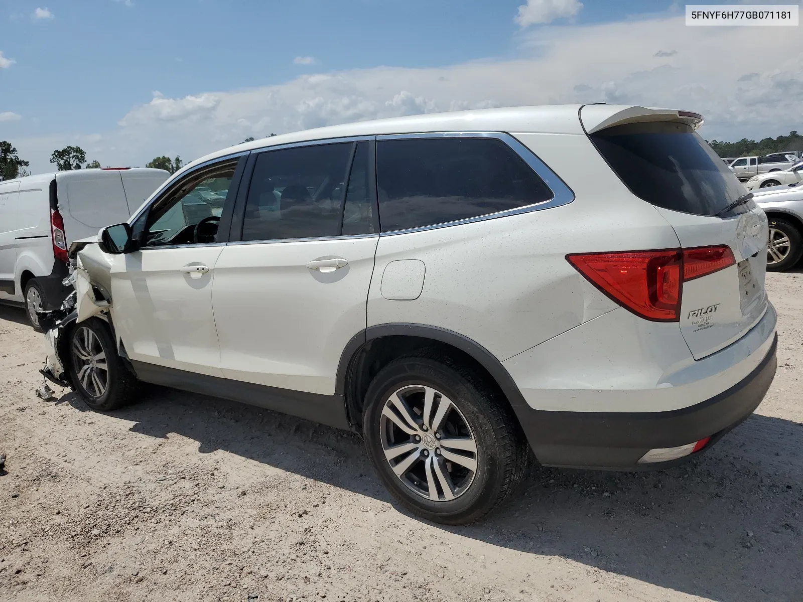 5FNYF6H77GB071181 2016 Honda Pilot Exln