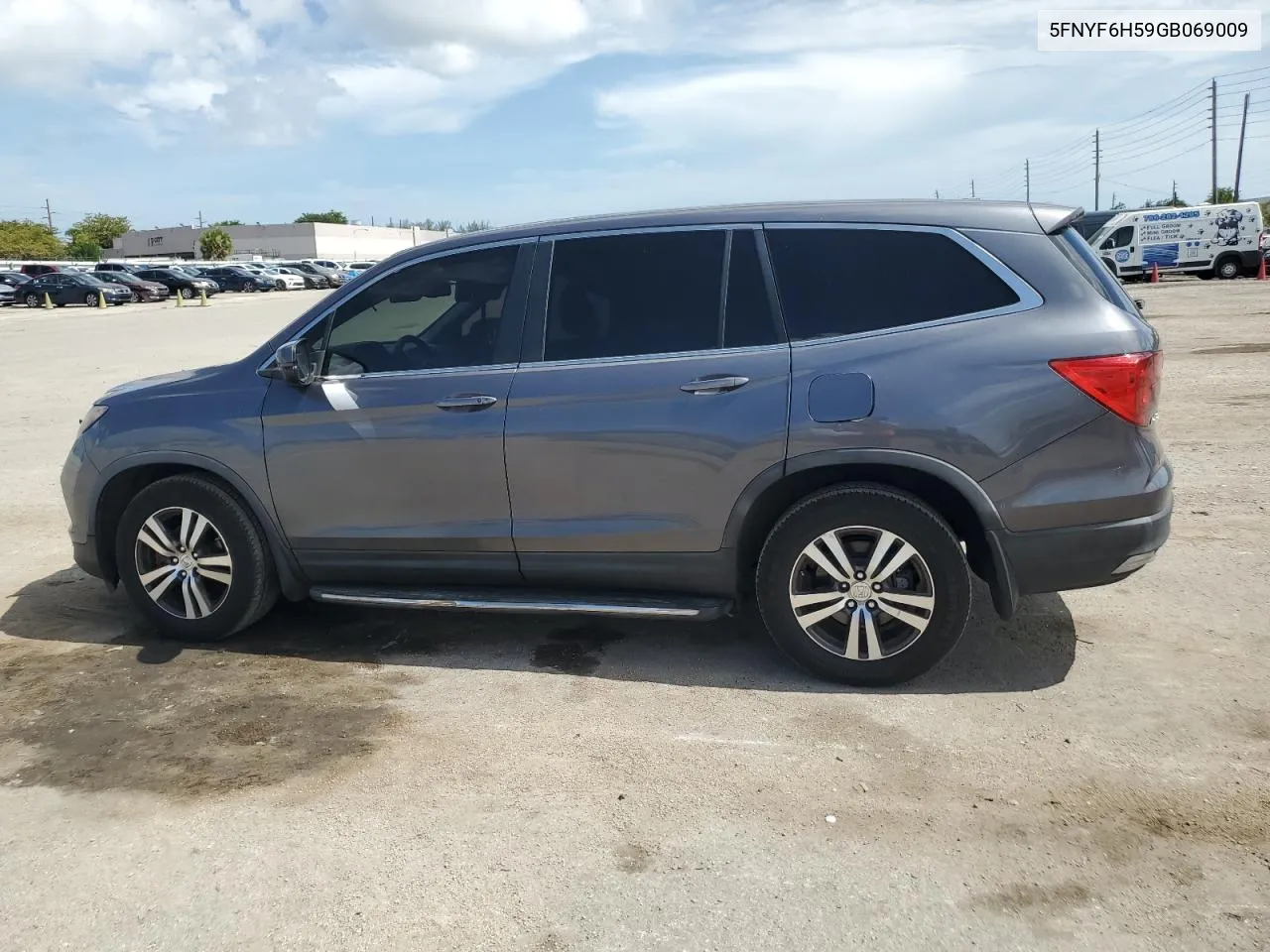 5FNYF6H59GB069009 2016 Honda Pilot Exl