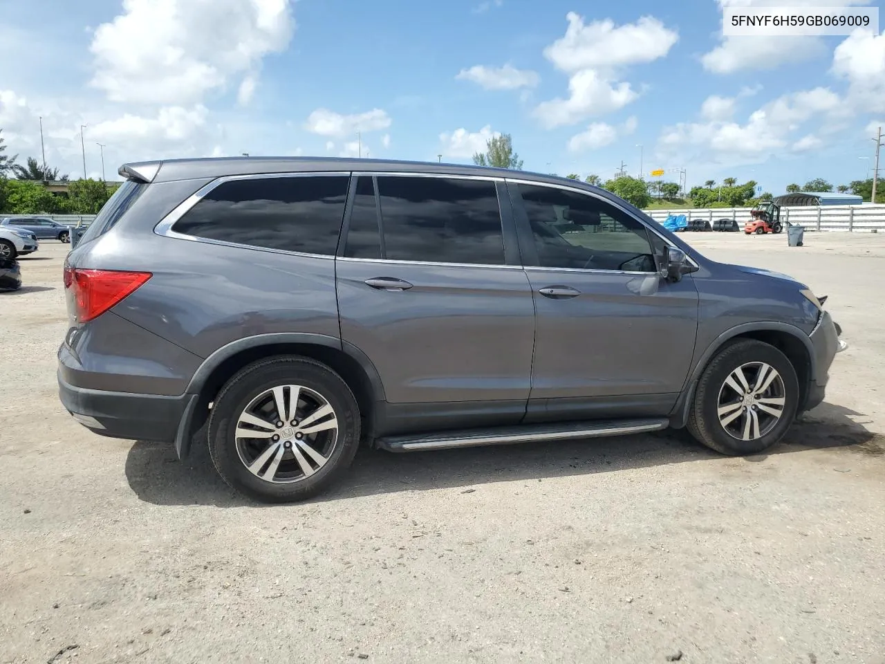 5FNYF6H59GB069009 2016 Honda Pilot Exl