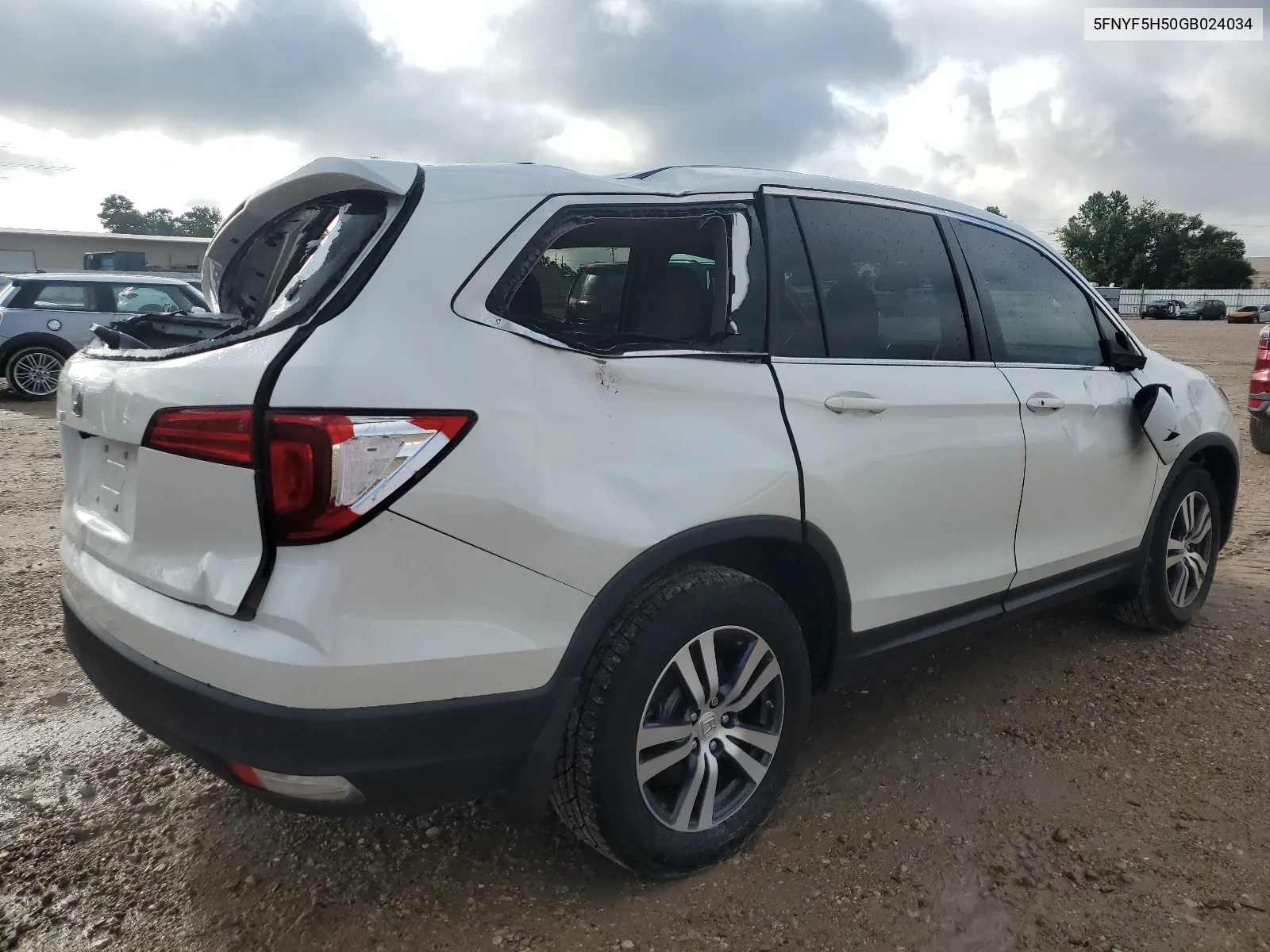 5FNYF5H50GB024034 2016 Honda Pilot Exl