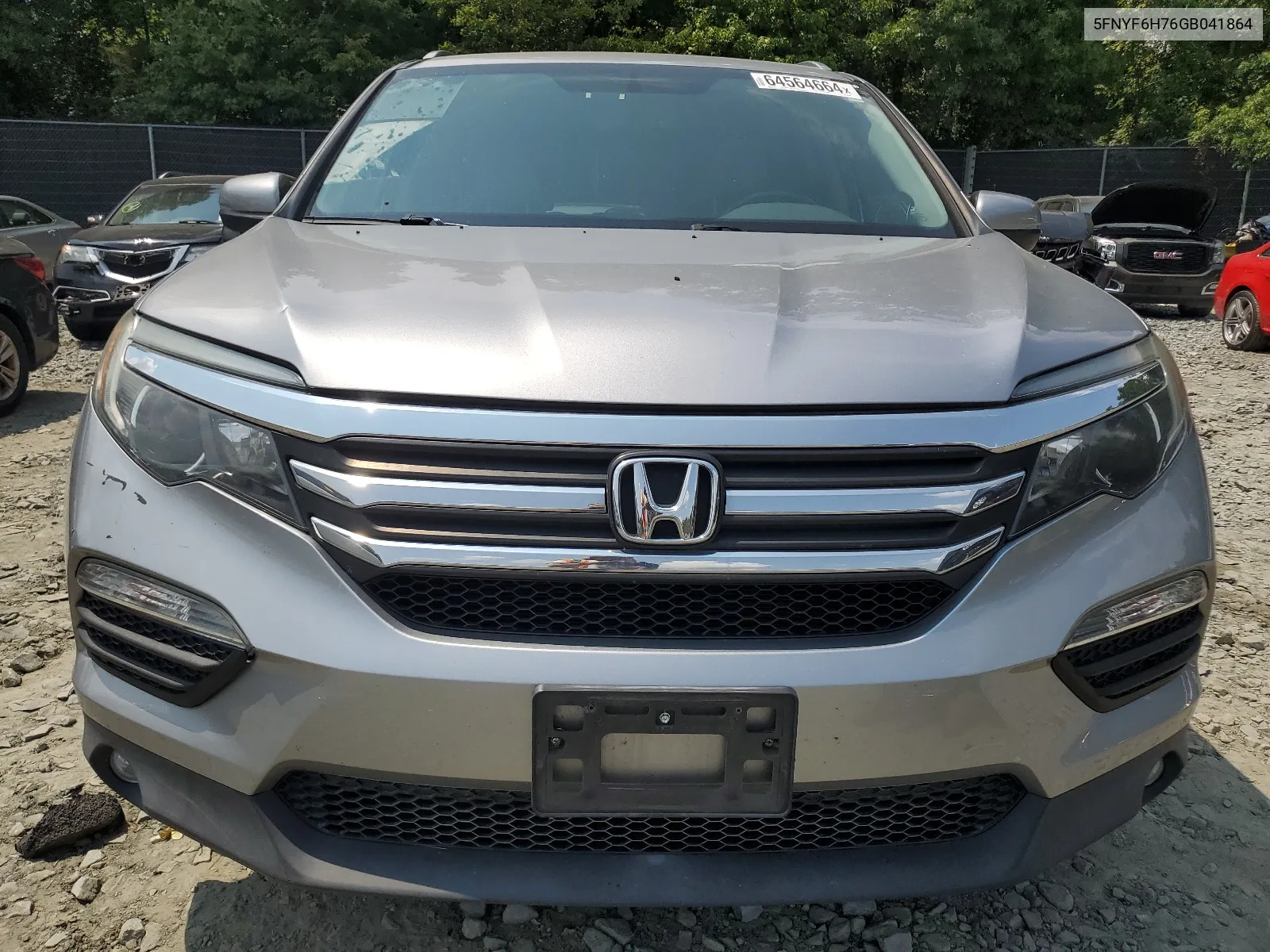 2016 Honda Pilot Exln VIN: 5FNYF6H76GB041864 Lot: 64564664