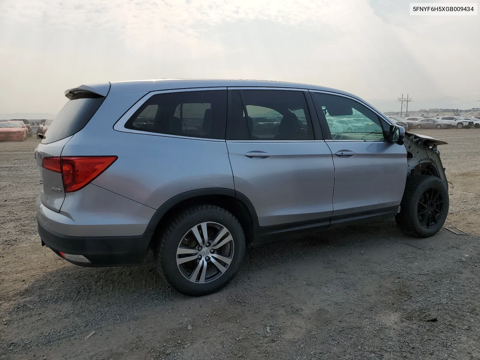 2016 Honda Pilot Exl VIN: 5FNYF6H5XGB009434 Lot: 64737234