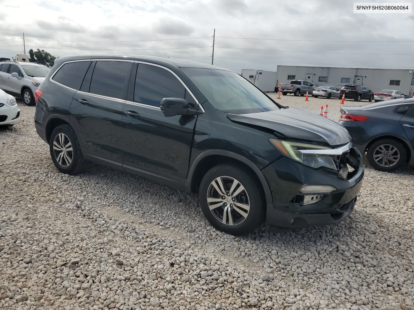 2016 Honda Pilot Exl VIN: 5FNYF5H52GB060064 Lot: 64874374