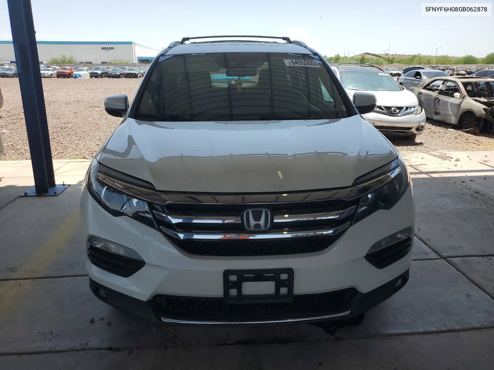 5FNYF6H08GB062878 2016 Honda Pilot Elite