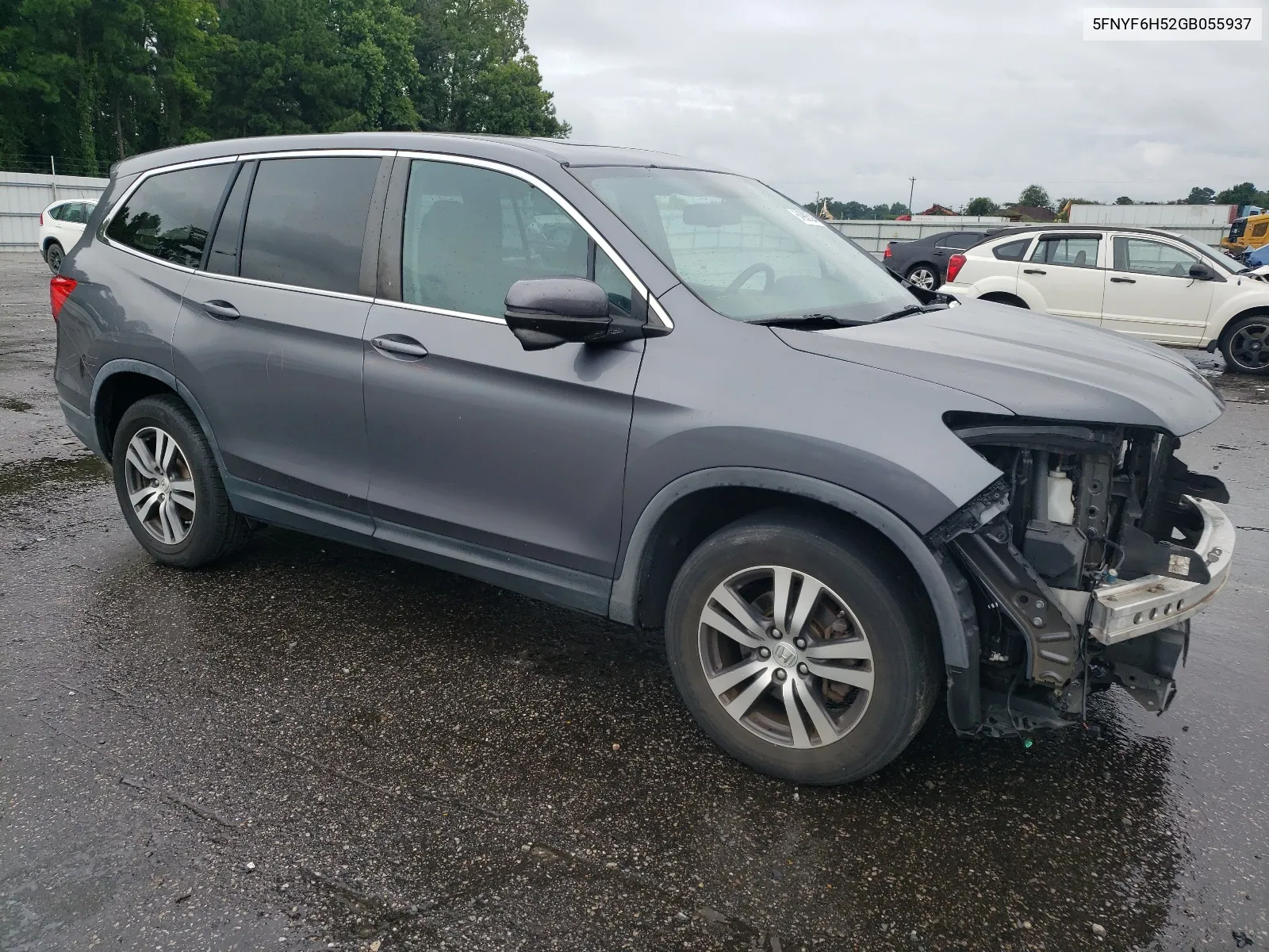 2016 Honda Pilot Exl VIN: 5FNYF6H52GB055937 Lot: 64992524