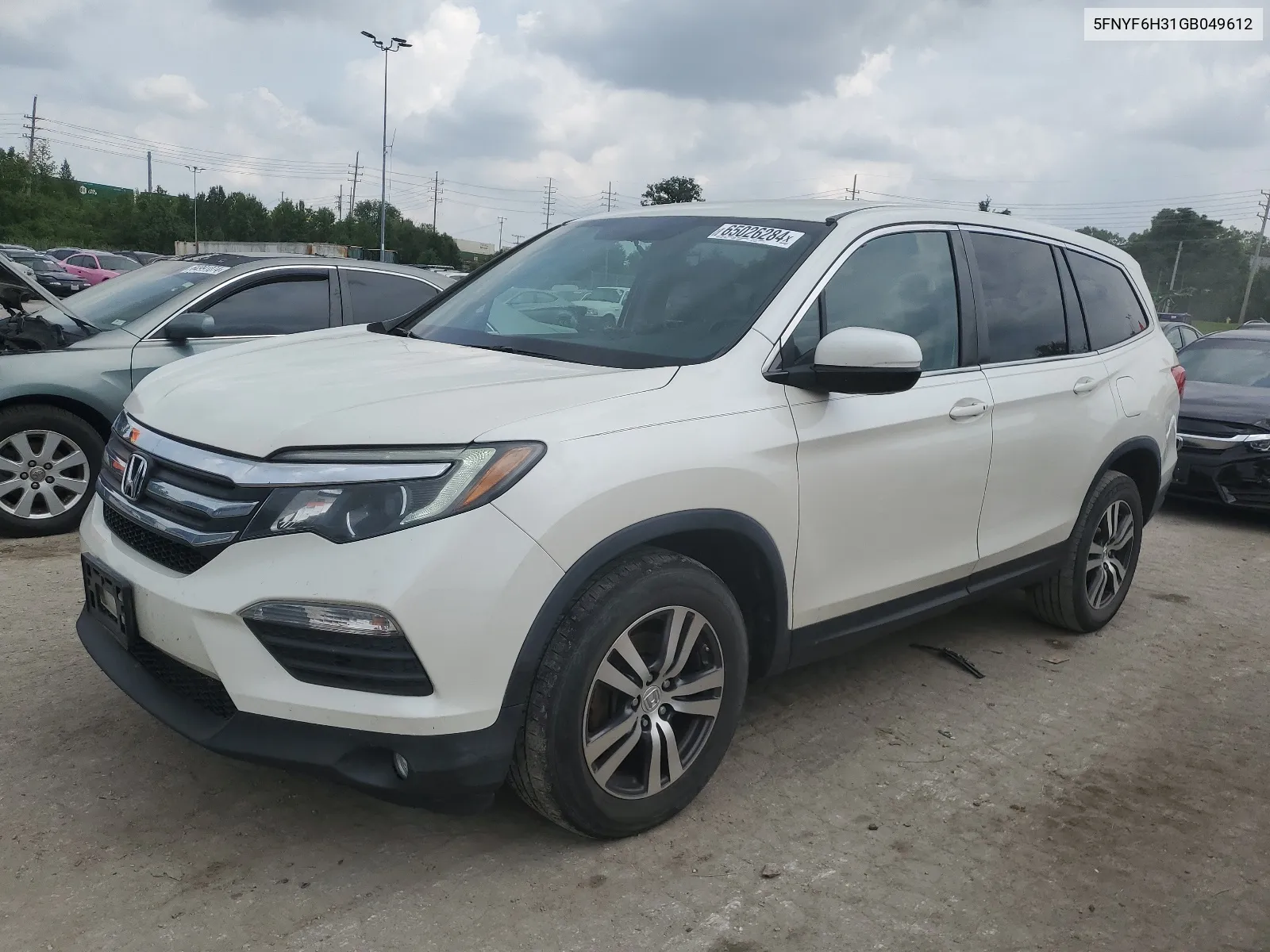 5FNYF6H31GB049612 2016 Honda Pilot Ex