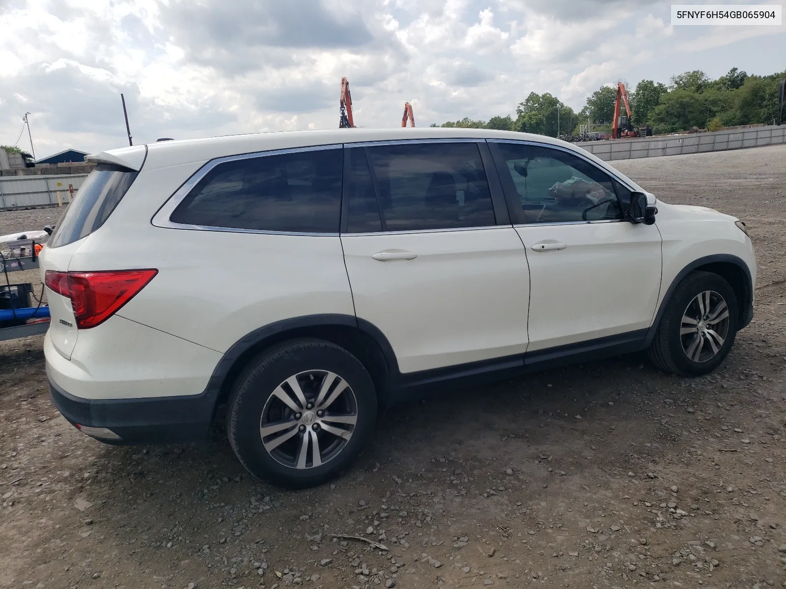 5FNYF6H54GB065904 2016 Honda Pilot Exl