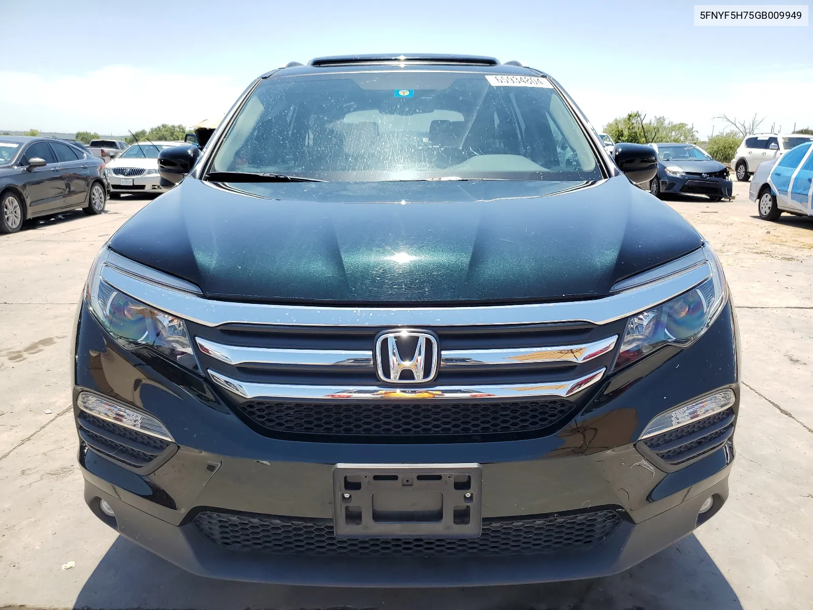 5FNYF5H75GB009949 2016 Honda Pilot Exln