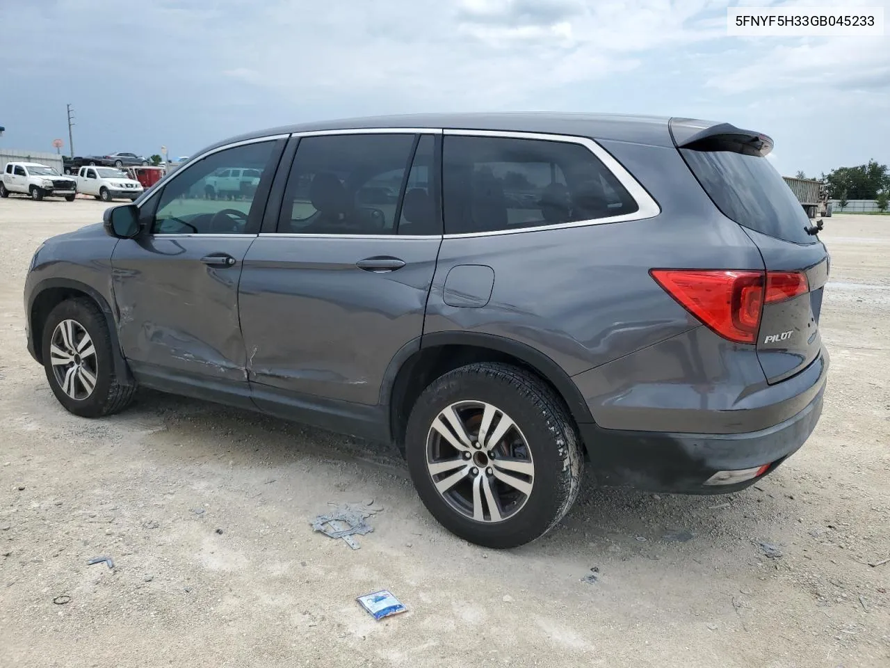 2016 Honda Pilot Ex VIN: 5FNYF5H33GB045233 Lot: 66271724