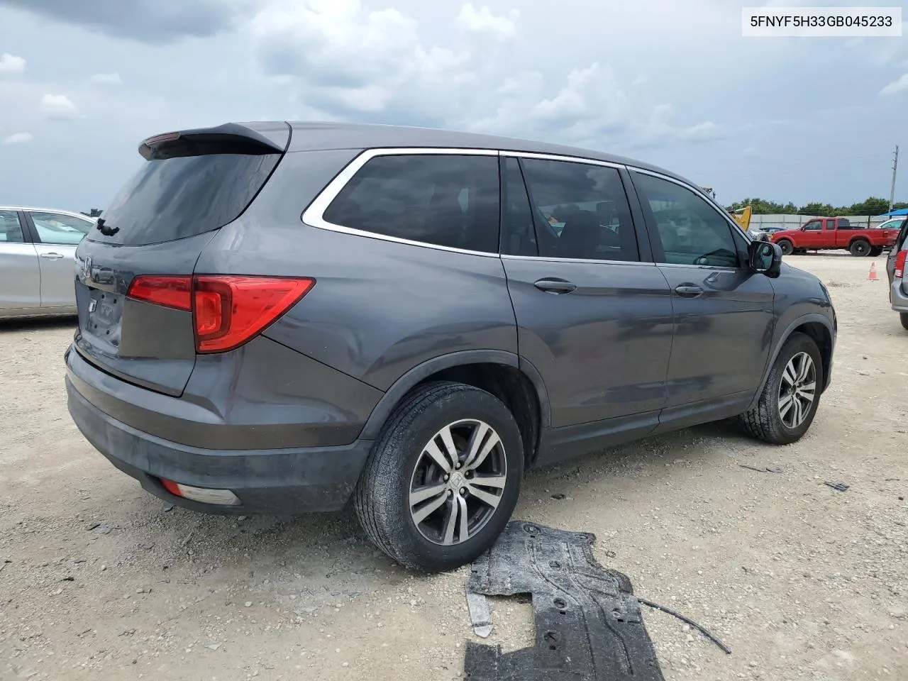 2016 Honda Pilot Ex VIN: 5FNYF5H33GB045233 Lot: 66271724