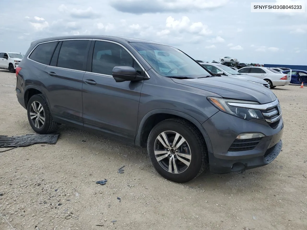 2016 Honda Pilot Ex VIN: 5FNYF5H33GB045233 Lot: 66271724