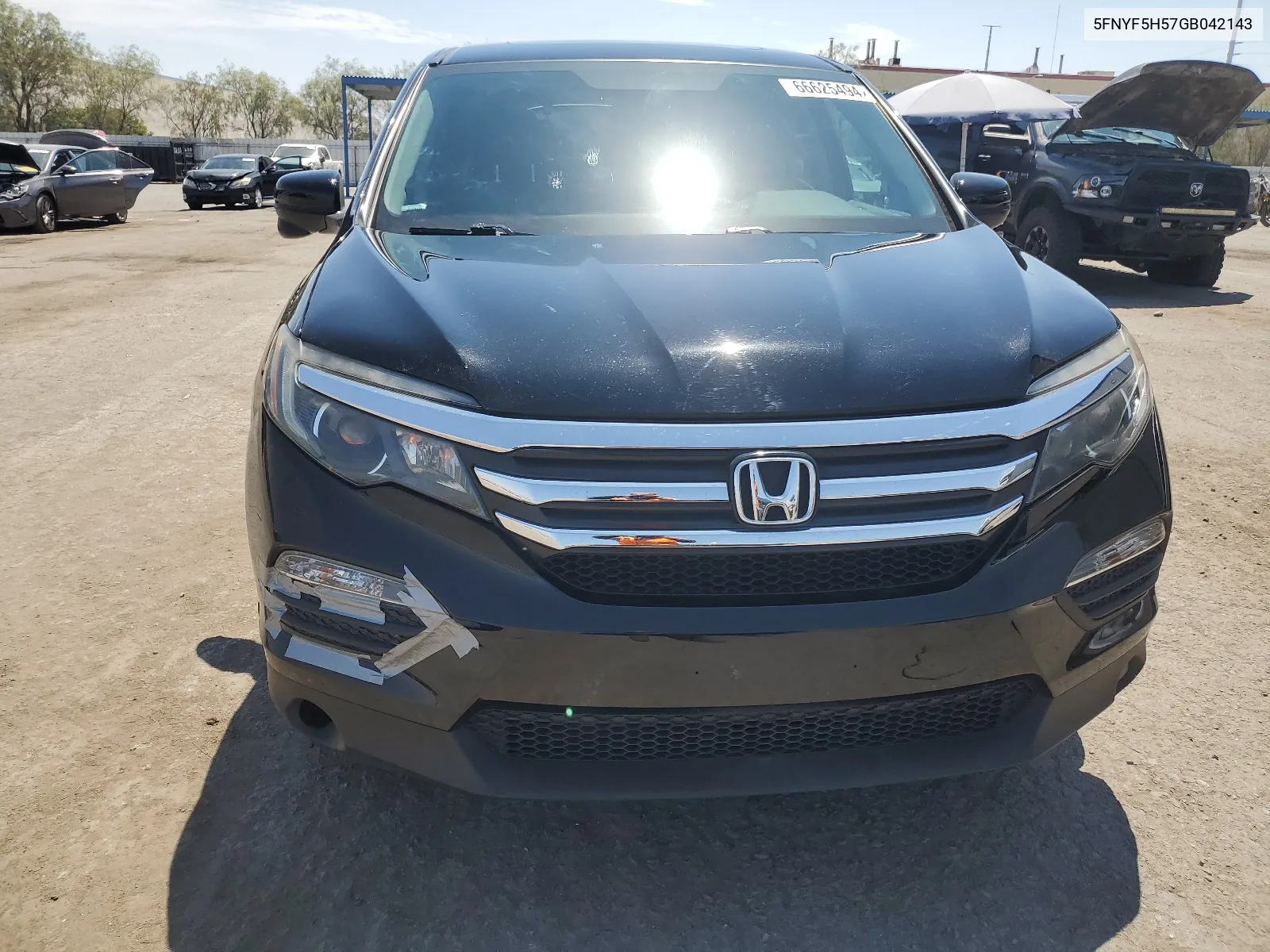 2016 Honda Pilot Exl VIN: 5FNYF5H57GB042143 Lot: 66625494