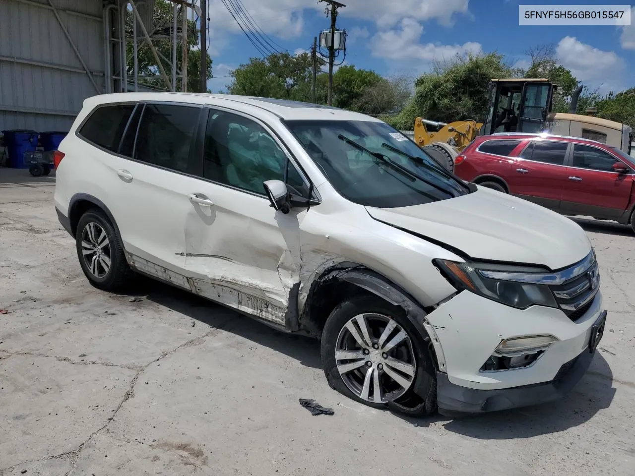 2016 Honda Pilot Exl VIN: 5FNYF5H56GB015547 Lot: 67188414