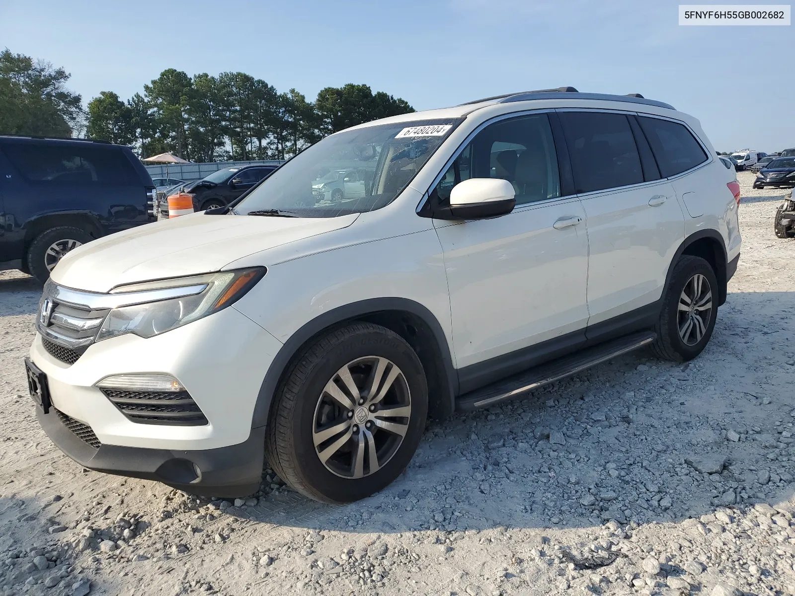 2016 Honda Pilot Exl VIN: 5FNYF6H55GB002682 Lot: 67480204