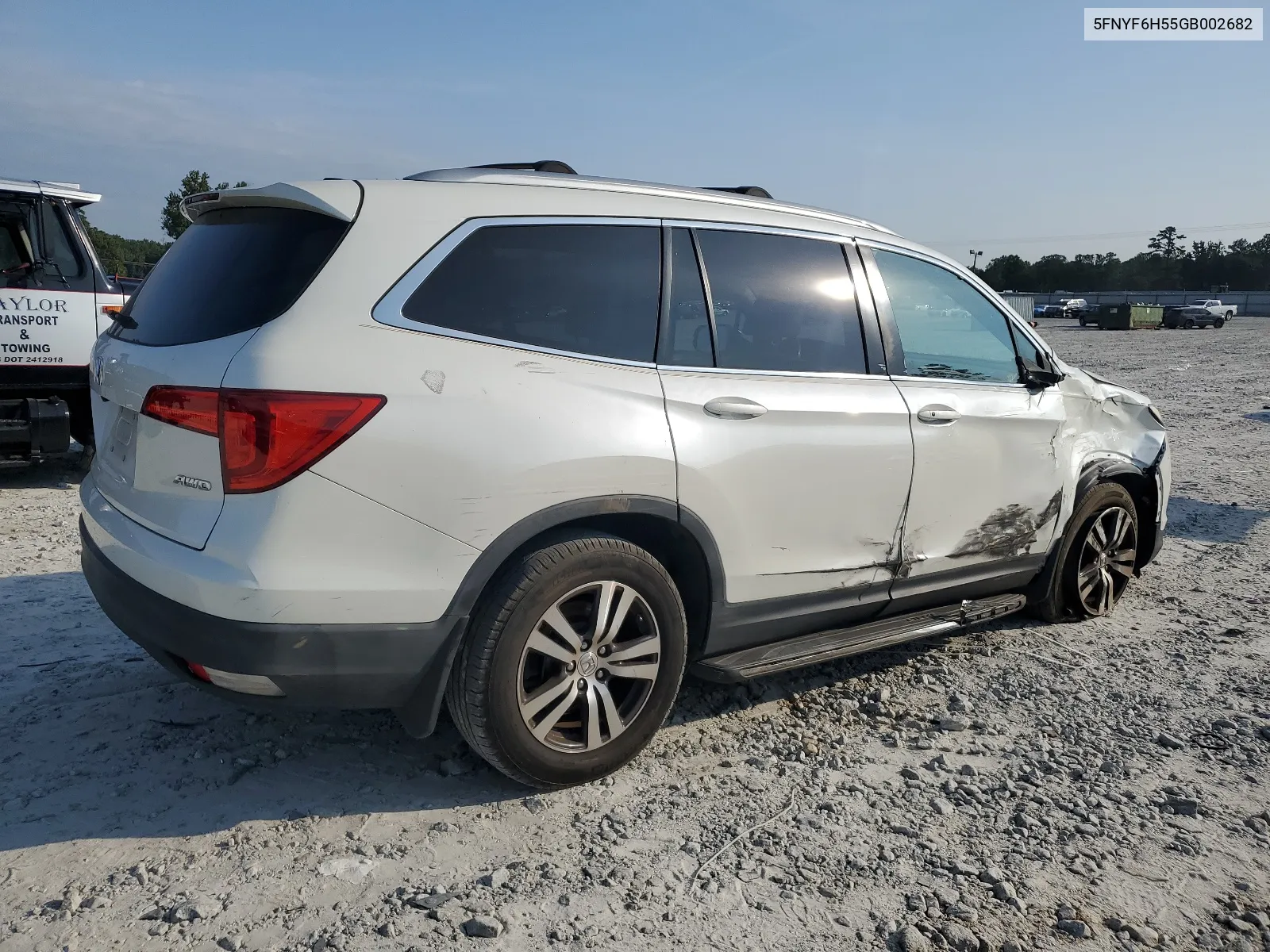 5FNYF6H55GB002682 2016 Honda Pilot Exl