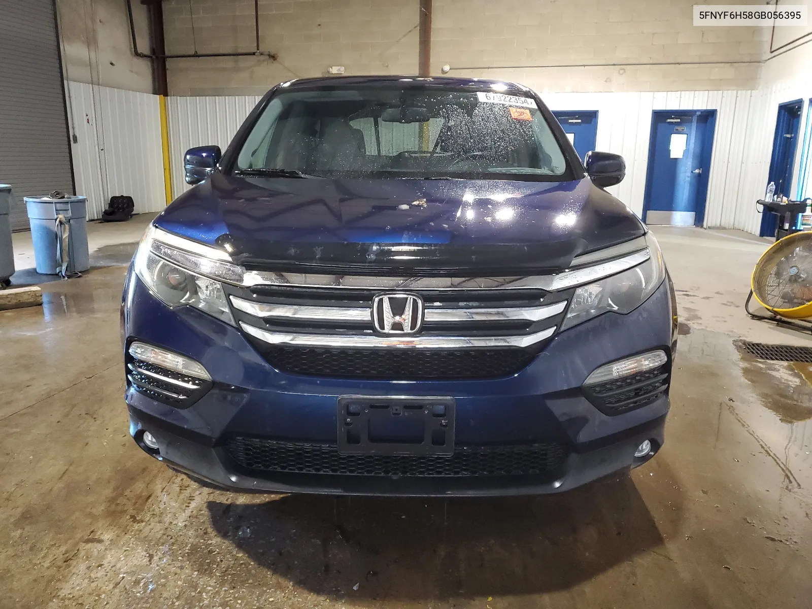 2016 Honda Pilot Exl VIN: 5FNYF6H58GB056395 Lot: 67922354