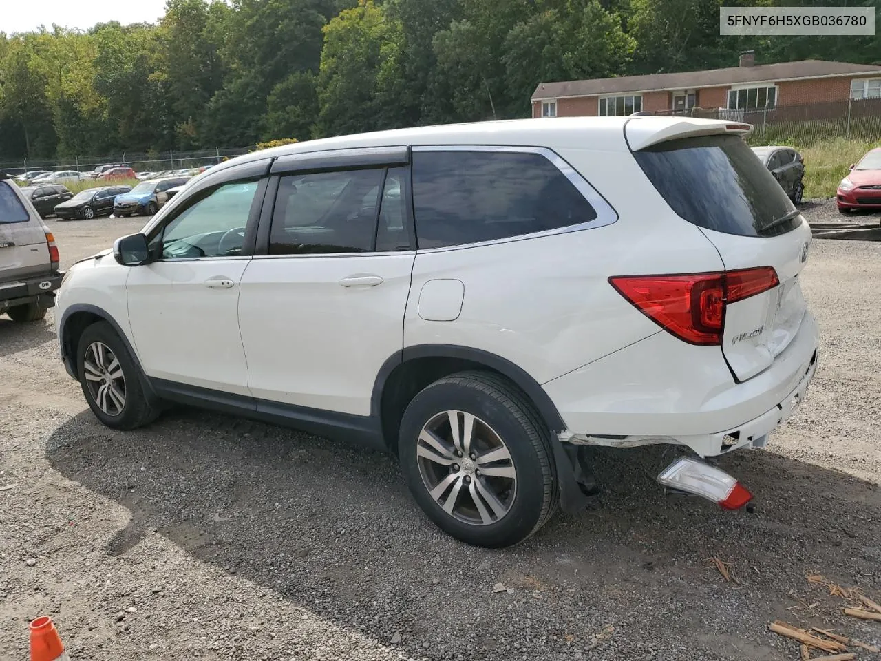 2016 Honda Pilot Exl VIN: 5FNYF6H5XGB036780 Lot: 68113704