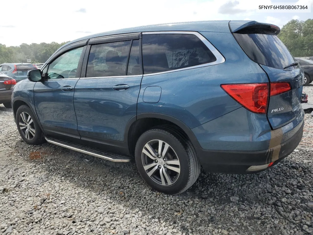 2016 Honda Pilot Exl VIN: 5FNYF6H58GB067364 Lot: 68175804