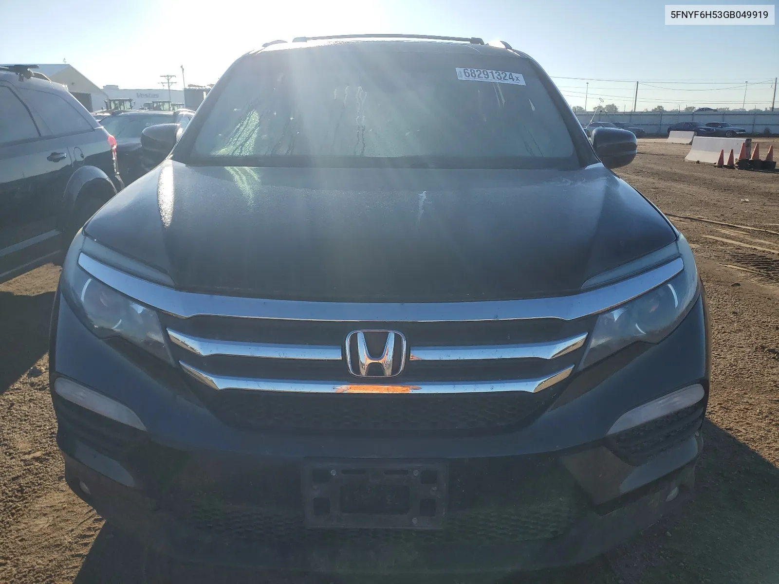 2016 Honda Pilot Exl VIN: 5FNYF6H53GB049919 Lot: 68291324