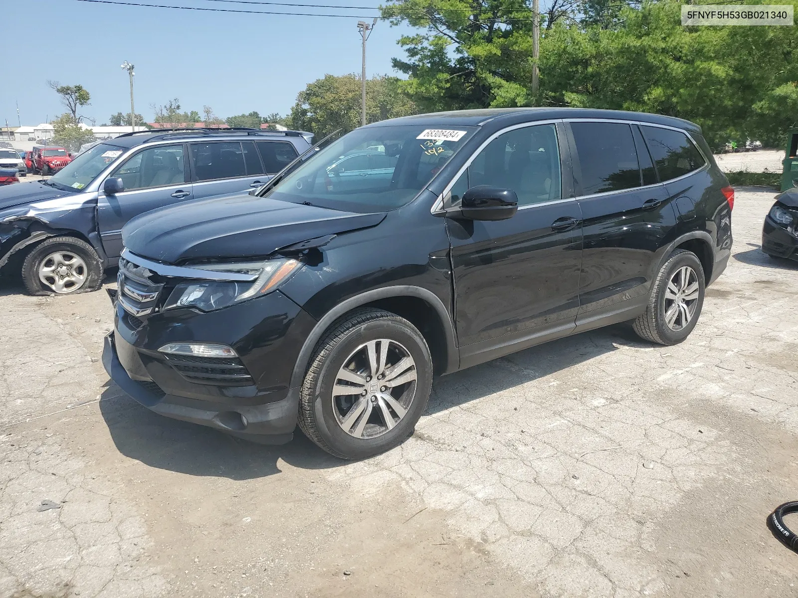 5FNYF5H53GB021340 2016 Honda Pilot Exl