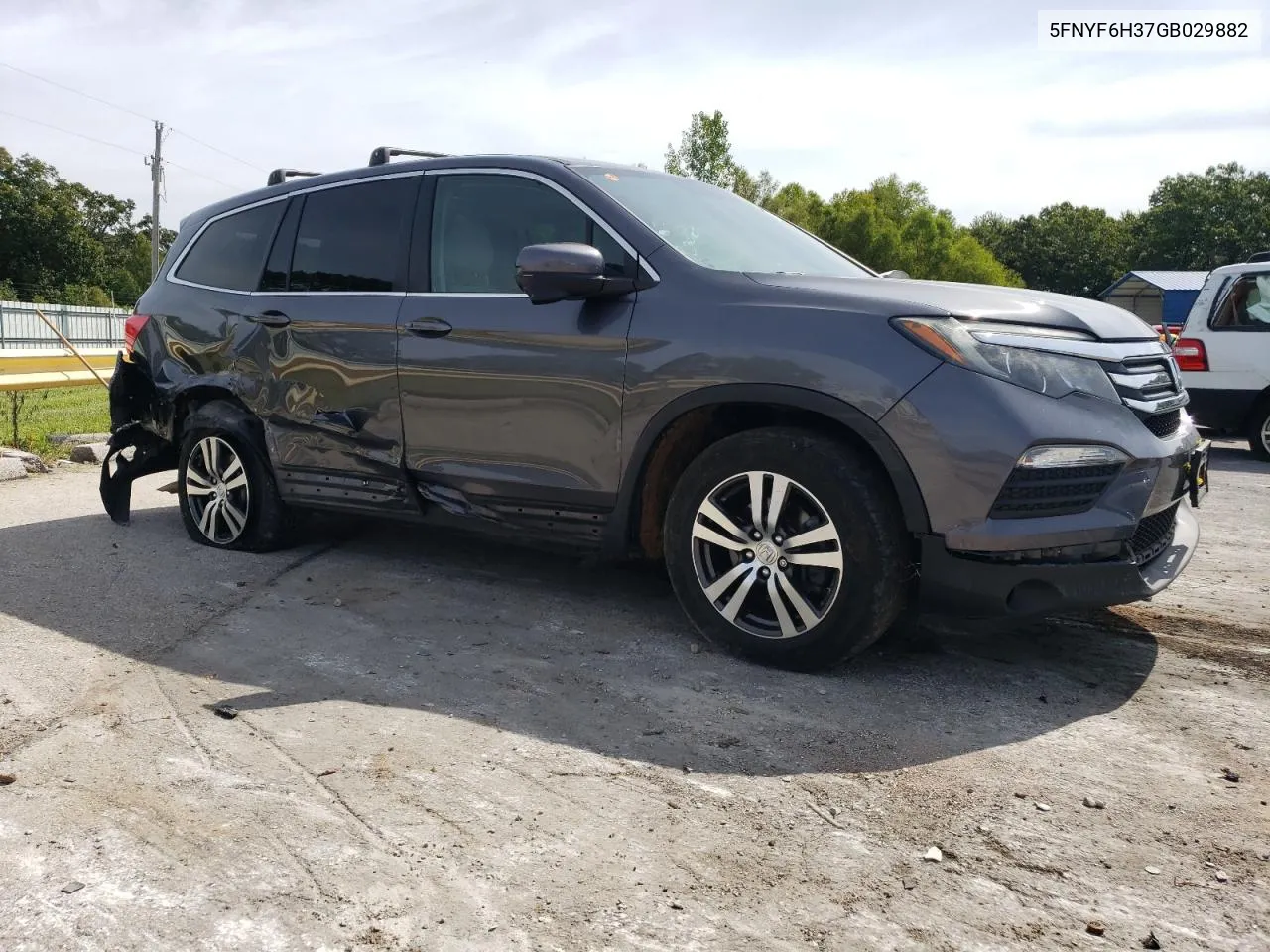 2016 Honda Pilot Ex VIN: 5FNYF6H37GB029882 Lot: 68348644