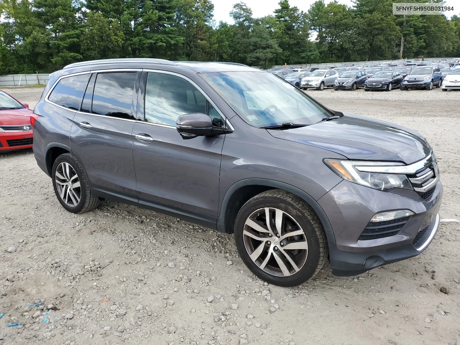 2016 Honda Pilot Touring VIN: 5FNYF5H95GB031984 Lot: 68453514