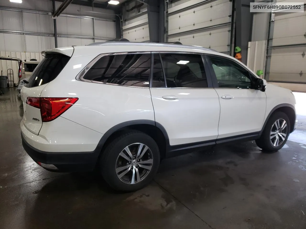 5FNYF6H89GB072552 2016 Honda Pilot Exl