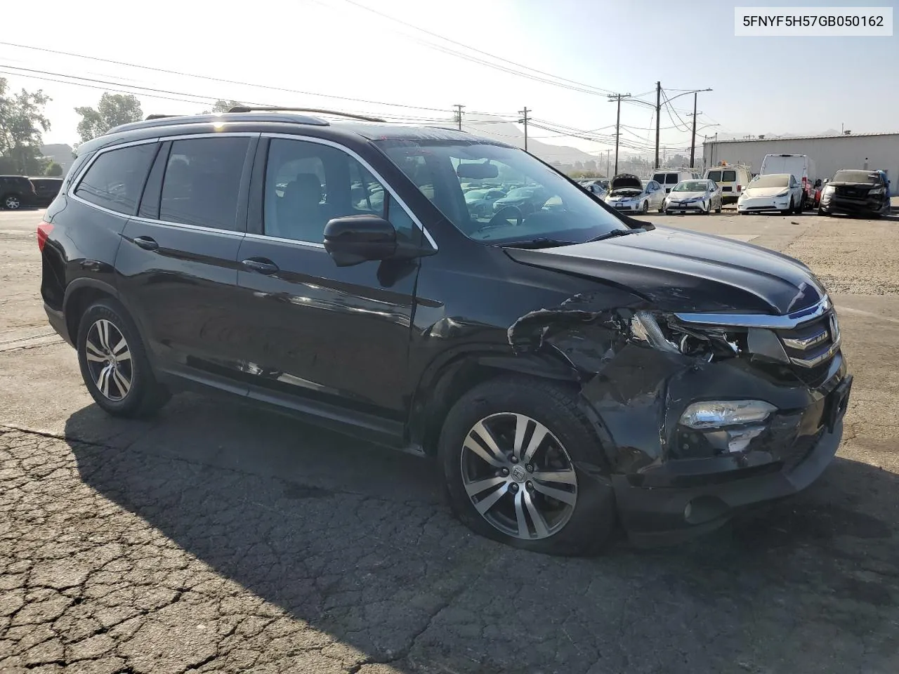 2016 Honda Pilot Exl VIN: 5FNYF5H57GB050162 Lot: 68768354