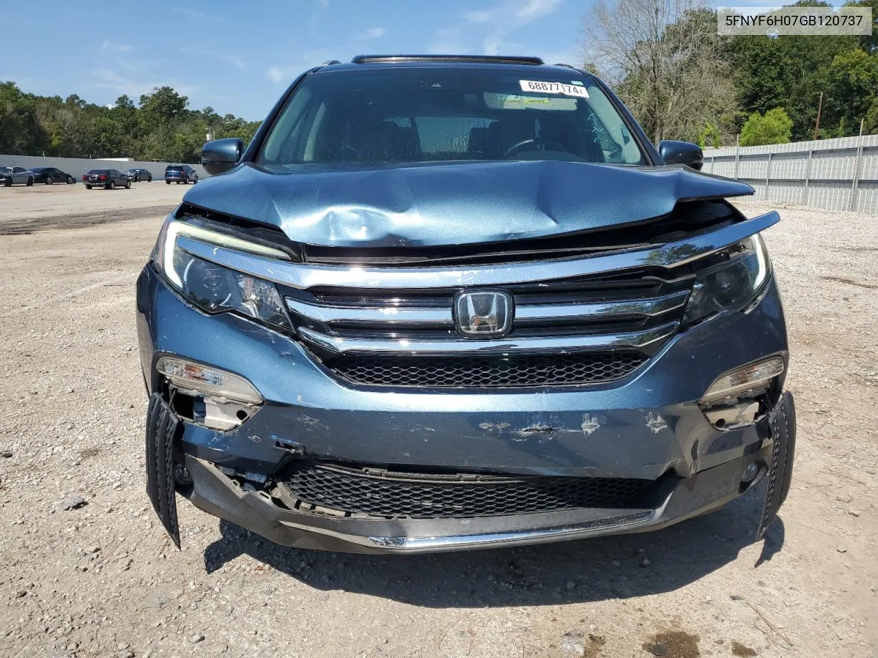 5FNYF6H07GB120737 2016 Honda Pilot Elite