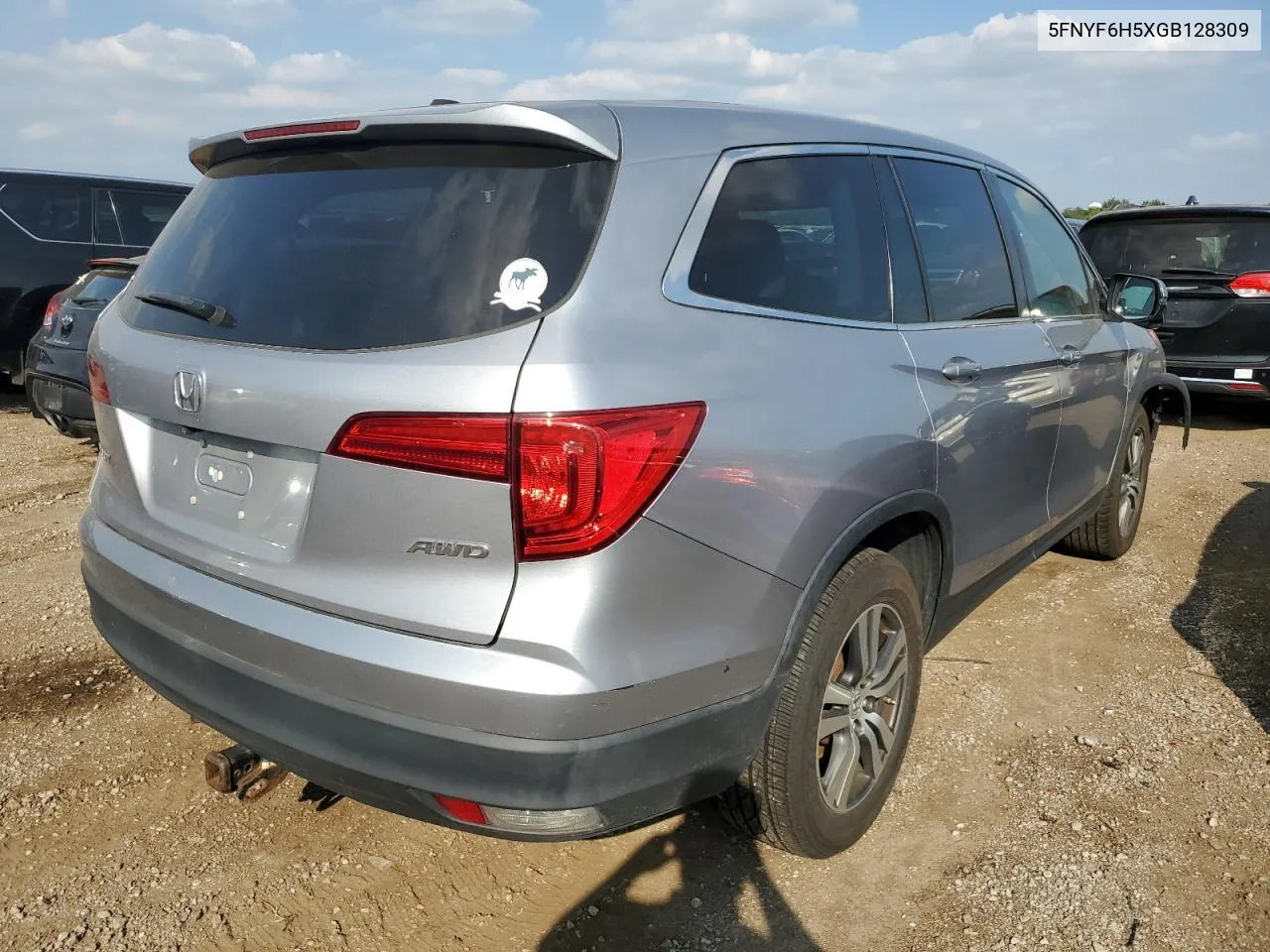 2016 Honda Pilot Exl VIN: 5FNYF6H5XGB128309 Lot: 69230664