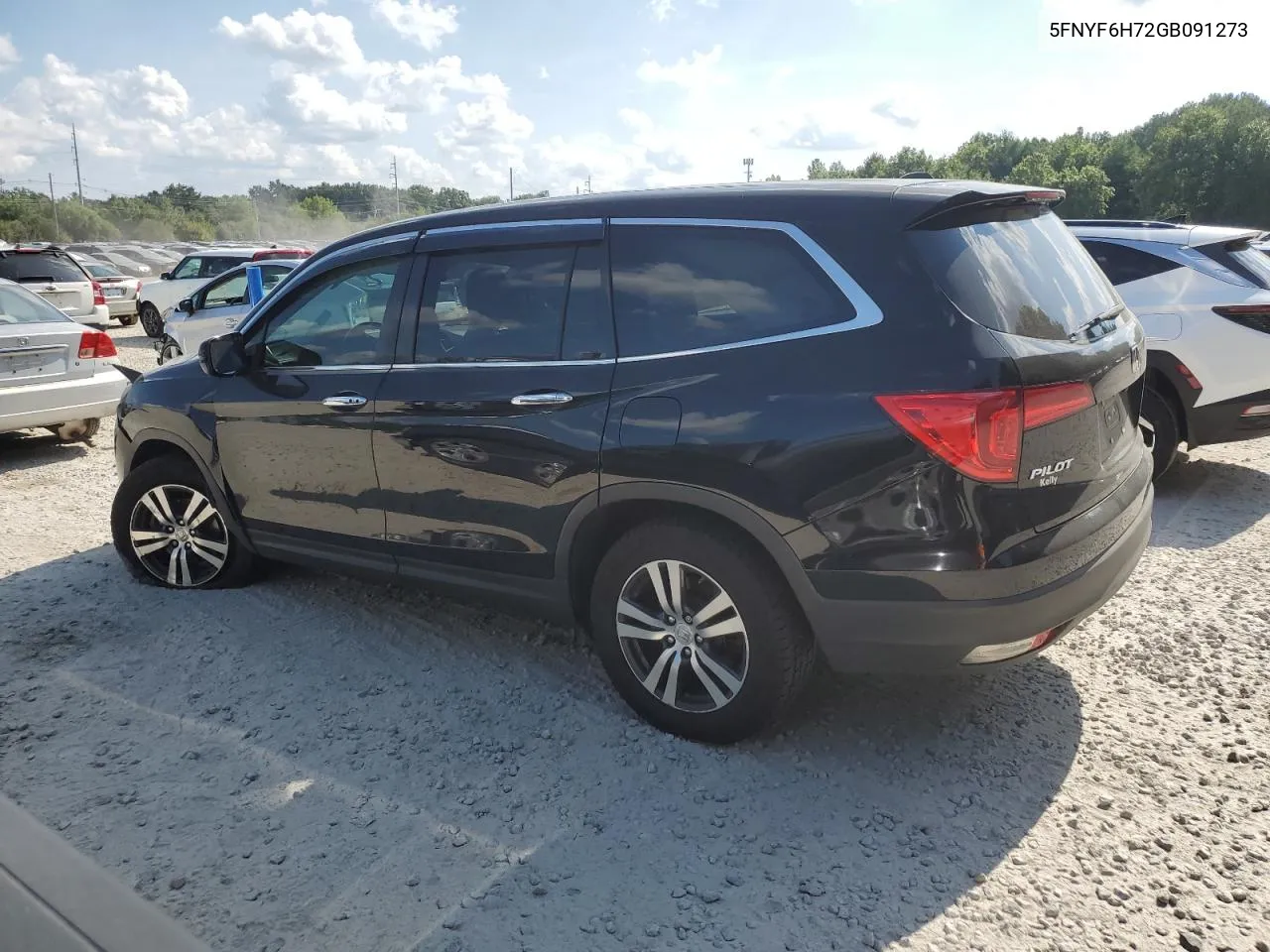 2016 Honda Pilot Exln VIN: 5FNYF6H72GB091273 Lot: 69283374