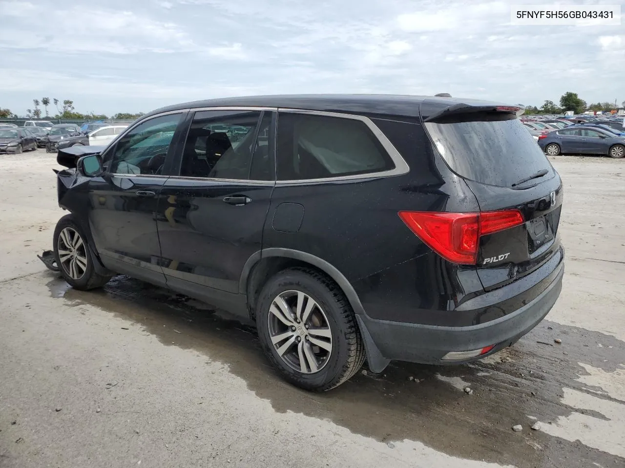 5FNYF5H56GB043431 2016 Honda Pilot Exl