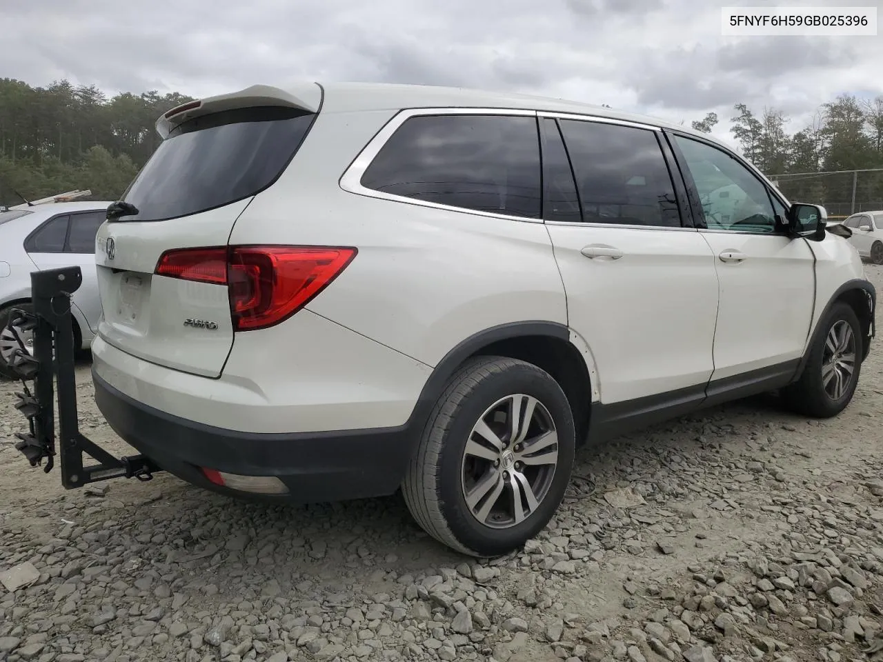 2016 Honda Pilot Exl VIN: 5FNYF6H59GB025396 Lot: 70470584