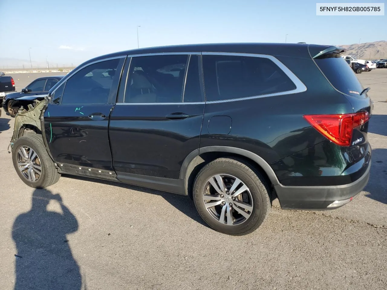 5FNYF5H82GB005785 2016 Honda Pilot Exl