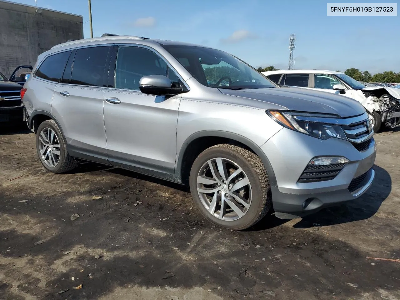 2016 Honda Pilot Elite VIN: 5FNYF6H01GB127523 Lot: 70683434