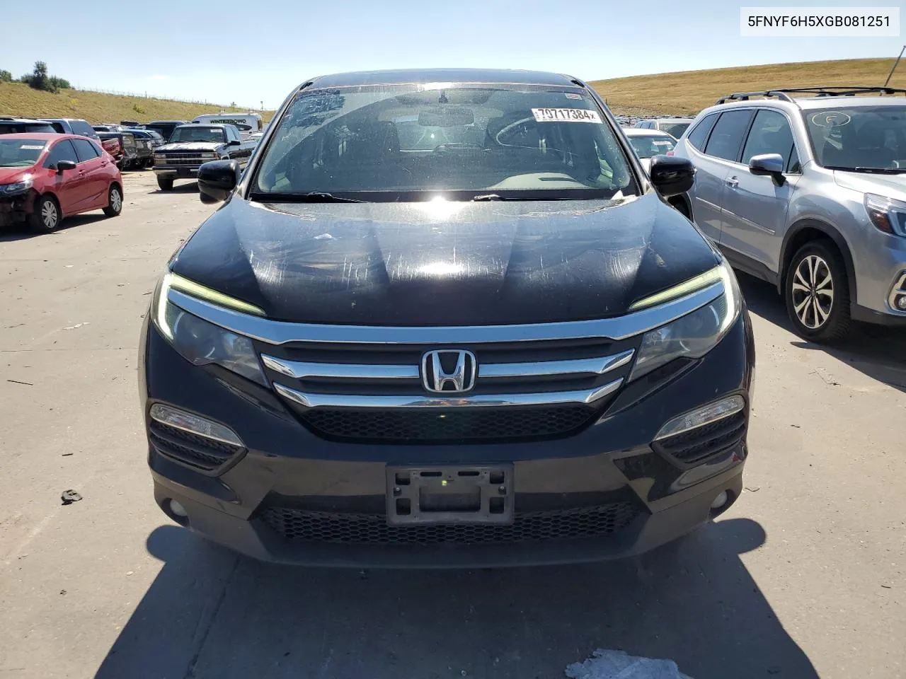 5FNYF6H5XGB081251 2016 Honda Pilot Exl