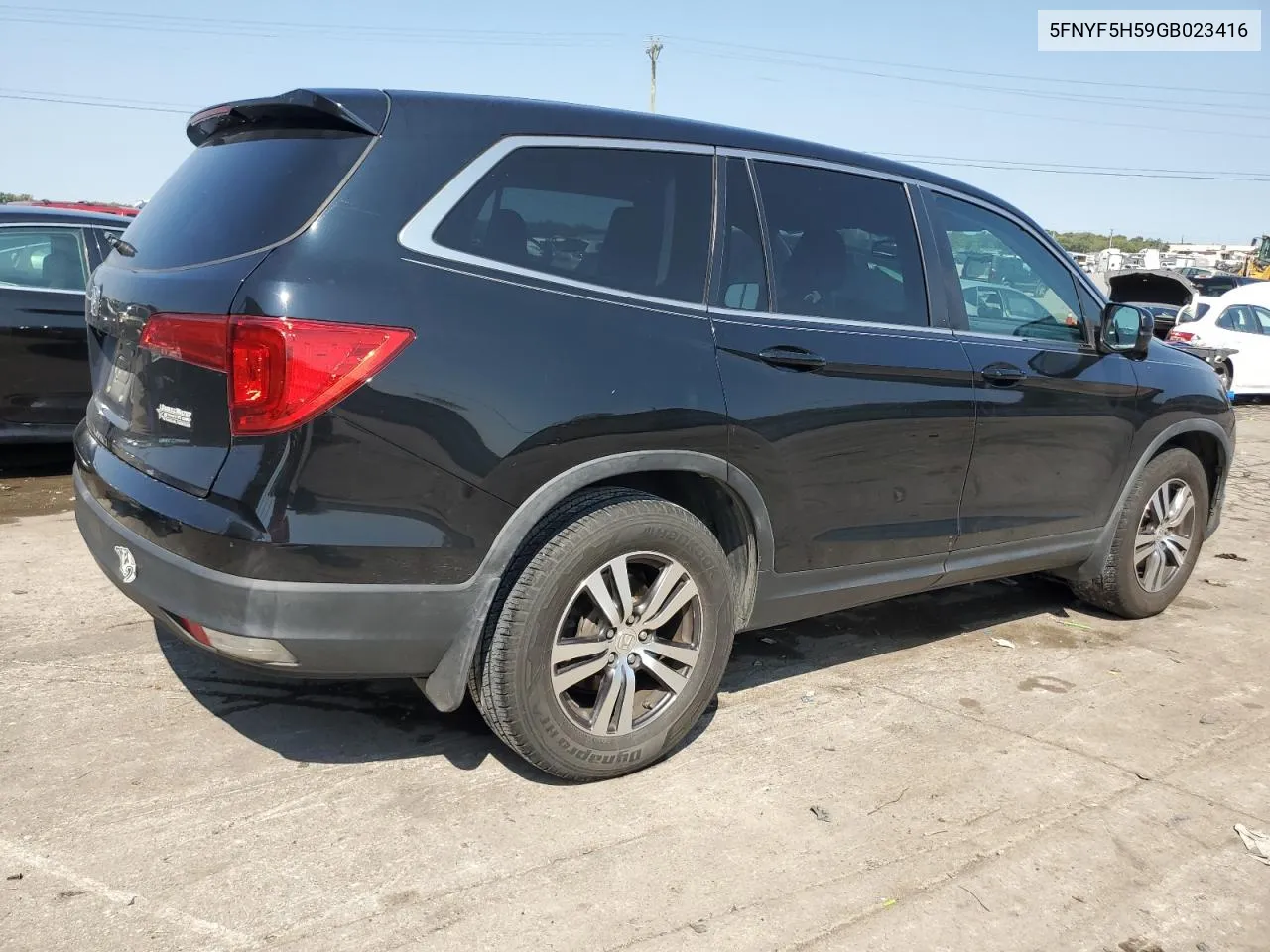 2016 Honda Pilot Exl VIN: 5FNYF5H59GB023416 Lot: 70976124