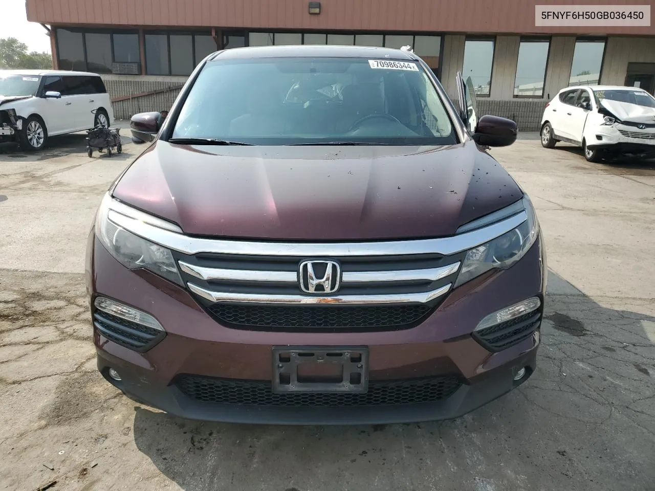 5FNYF6H50GB036450 2016 Honda Pilot Exl