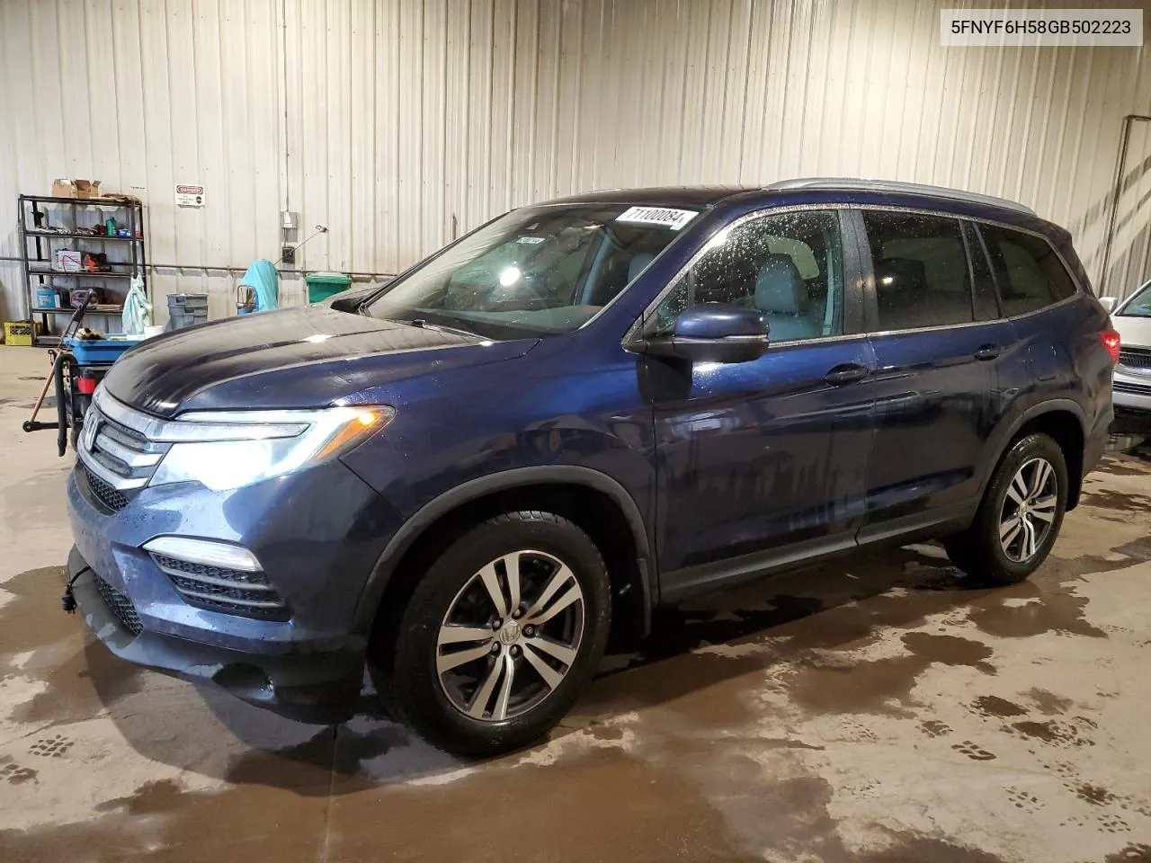 2016 Honda Pilot Exl VIN: 5FNYF6H58GB502223 Lot: 71100084