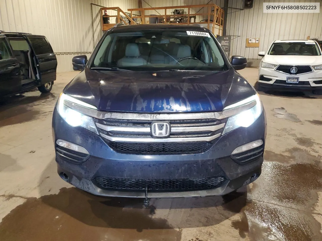 2016 Honda Pilot Exl VIN: 5FNYF6H58GB502223 Lot: 71100084