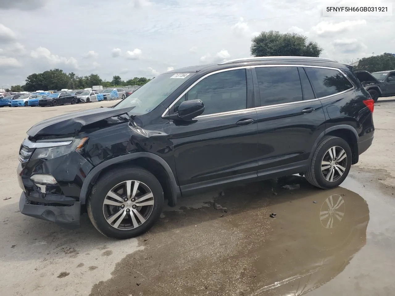 2016 Honda Pilot Exl VIN: 5FNYF5H66GB031921 Lot: 71377364