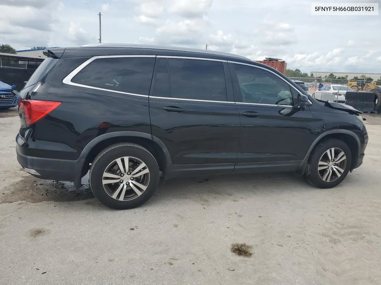 2016 Honda Pilot Exl VIN: 5FNYF5H66GB031921 Lot: 71377364