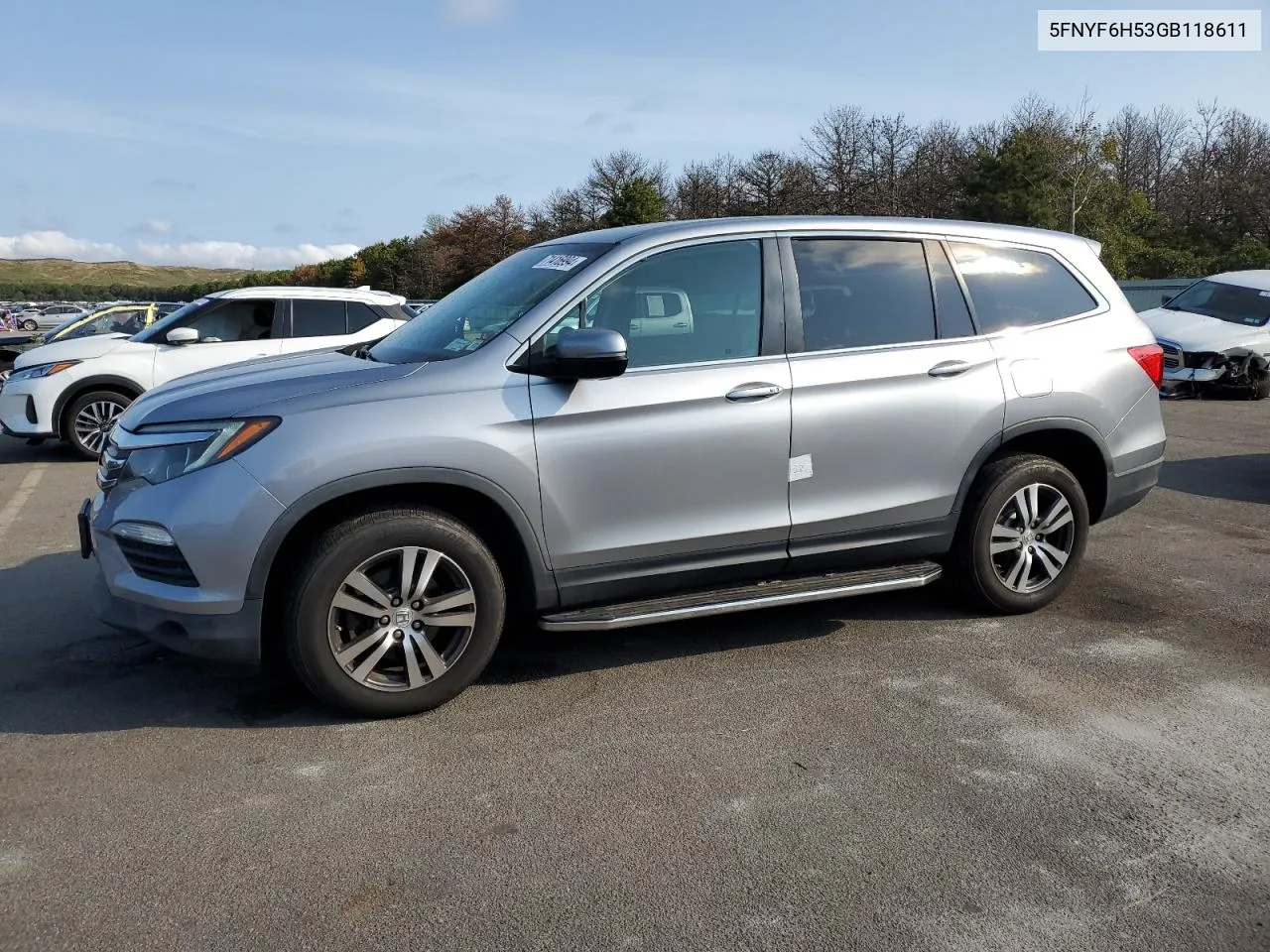 5FNYF6H53GB118611 2016 Honda Pilot Exl