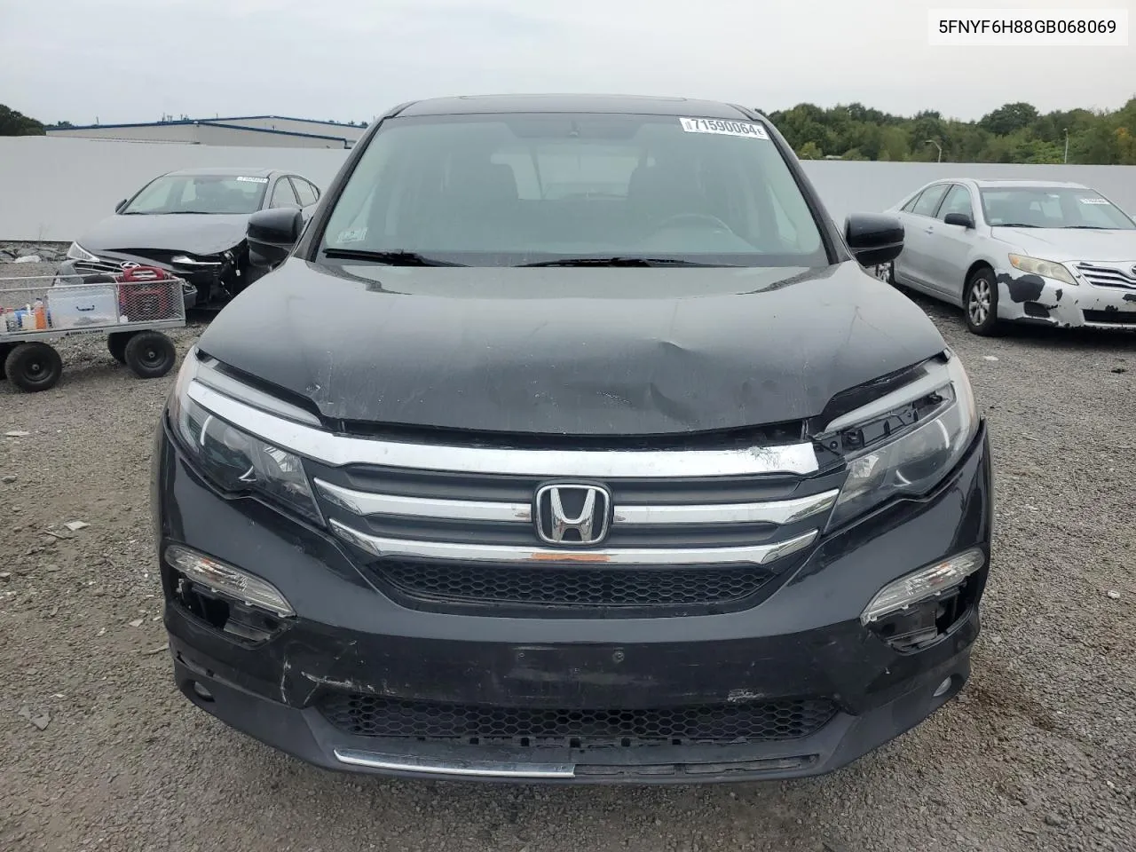 2016 Honda Pilot Exl VIN: 5FNYF6H88GB068069 Lot: 71590064