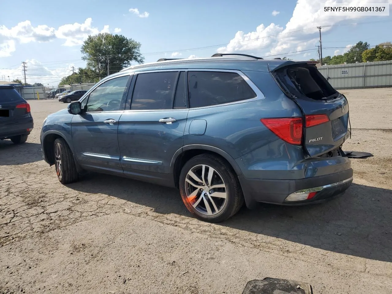 2016 Honda Pilot Touring VIN: 5FNYF5H99GB041367 Lot: 72258124