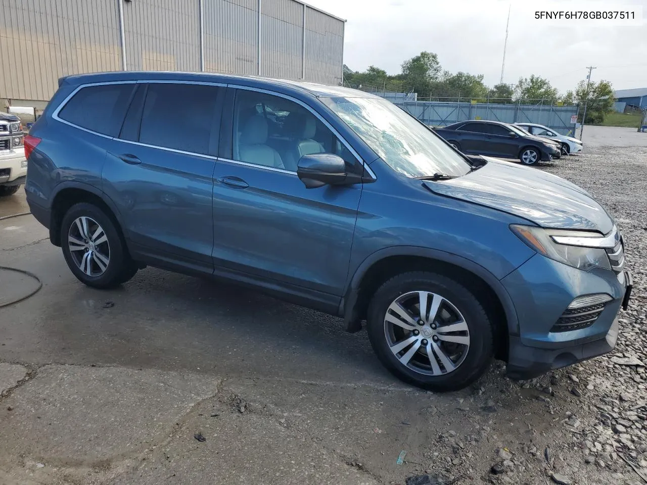 2016 Honda Pilot Exln VIN: 5FNYF6H78GB037511 Lot: 72743674