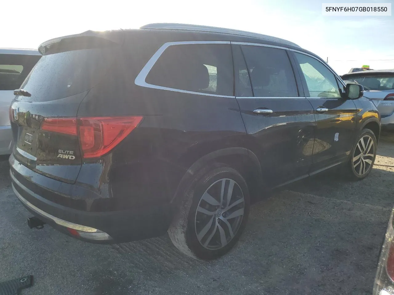 5FNYF6H07GB018550 2016 Honda Pilot Elite