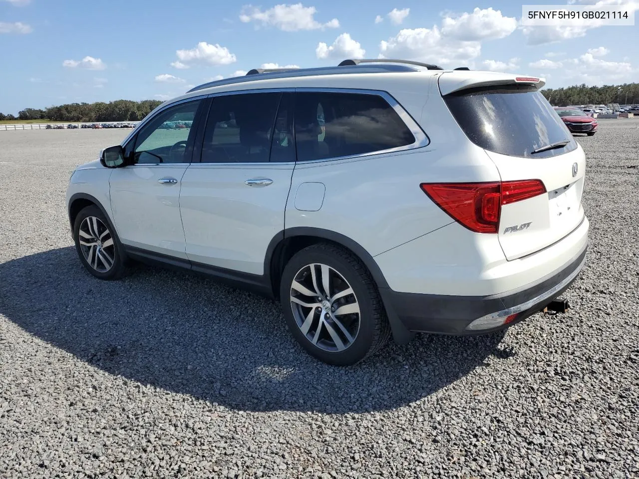 2016 Honda Pilot Touring VIN: 5FNYF5H91GB021114 Lot: 74856084